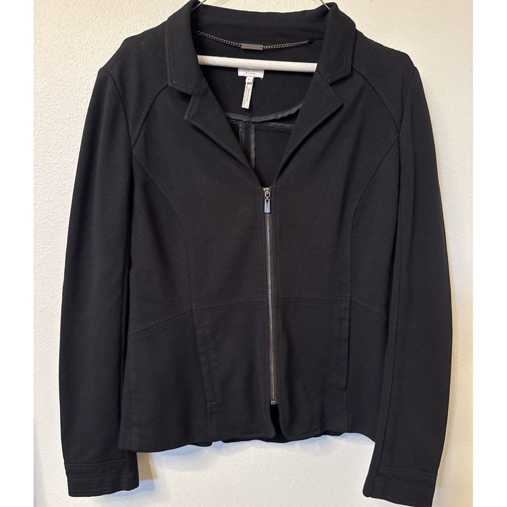 Y2K Vintage Chinese laundry jacket Size medium black designed in Los Angeles‎
